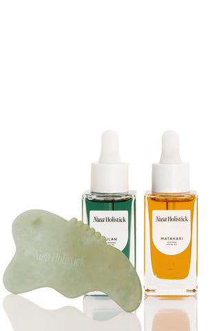 Bundle: Bulan Oil, Matahari Oil + Gua Sha - Nusa Holistick