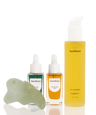 Bundle: Bulan Oil, Matahari Oil, Cleansing Oil + Gua Sha - Nusa Holistick