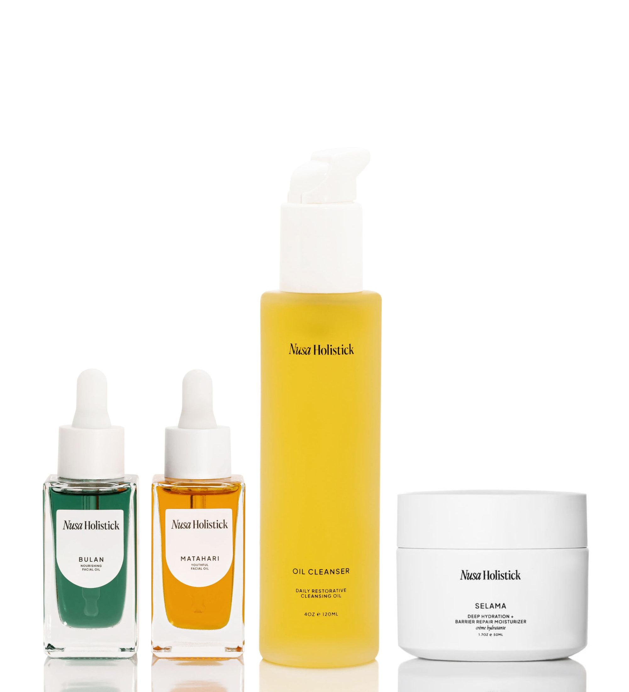 Bundle: Cleansing Oil + Selama + Bulan Oil + Matahari Oil - Nusa Holistick