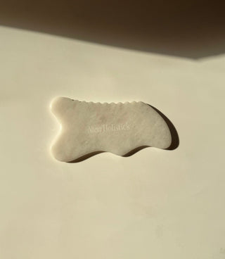 Limited-edition White Jade Gua Sha Tool - Nusa Holistick