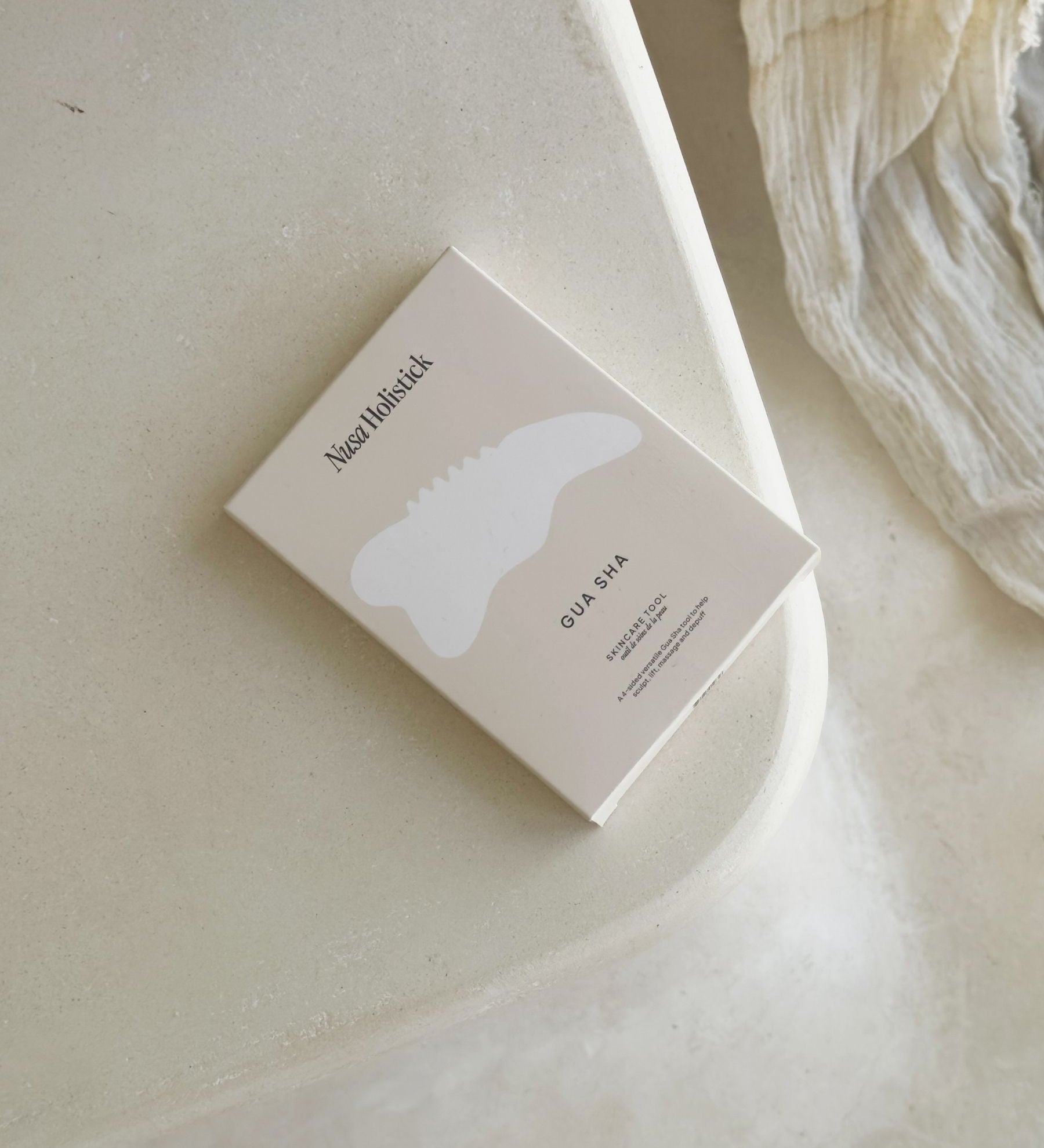 Gua Sha + Mini Facial Oil Duo Set - Nusa Holistick