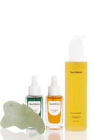 Bundle: Bulan Oil, Matahari Oil, Cleansing Oil + Gua Sha