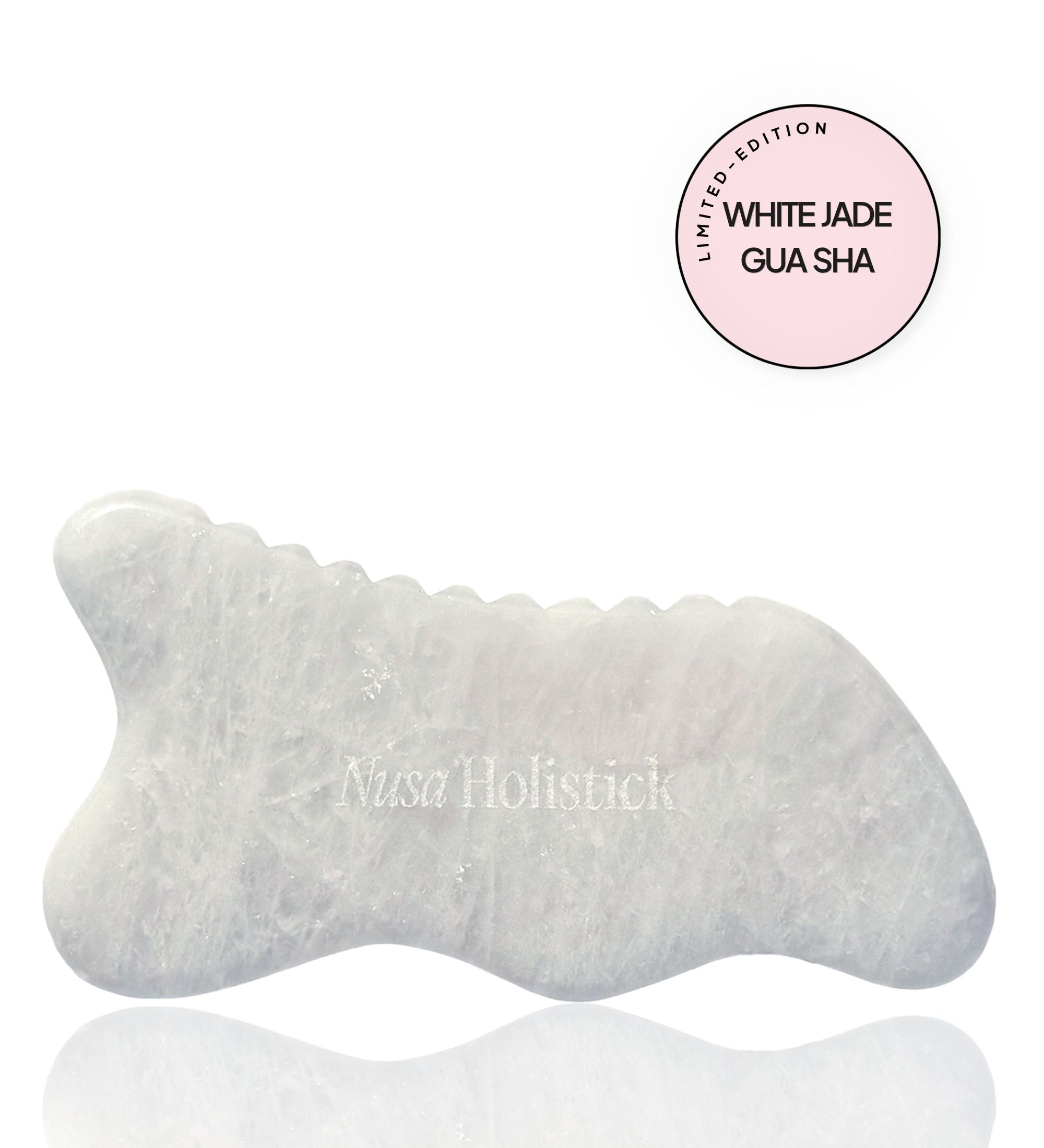 White Jade Gua Sha - Nusa Holistick