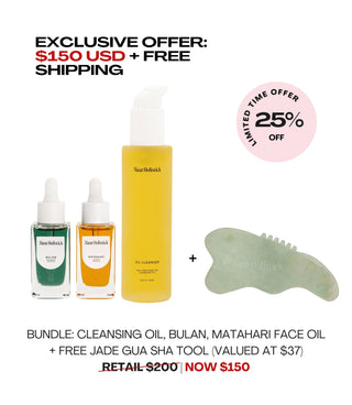 Bundle: Bulan Oil, Matahari Oil, Cleansing Oil + Free Gua Sha
