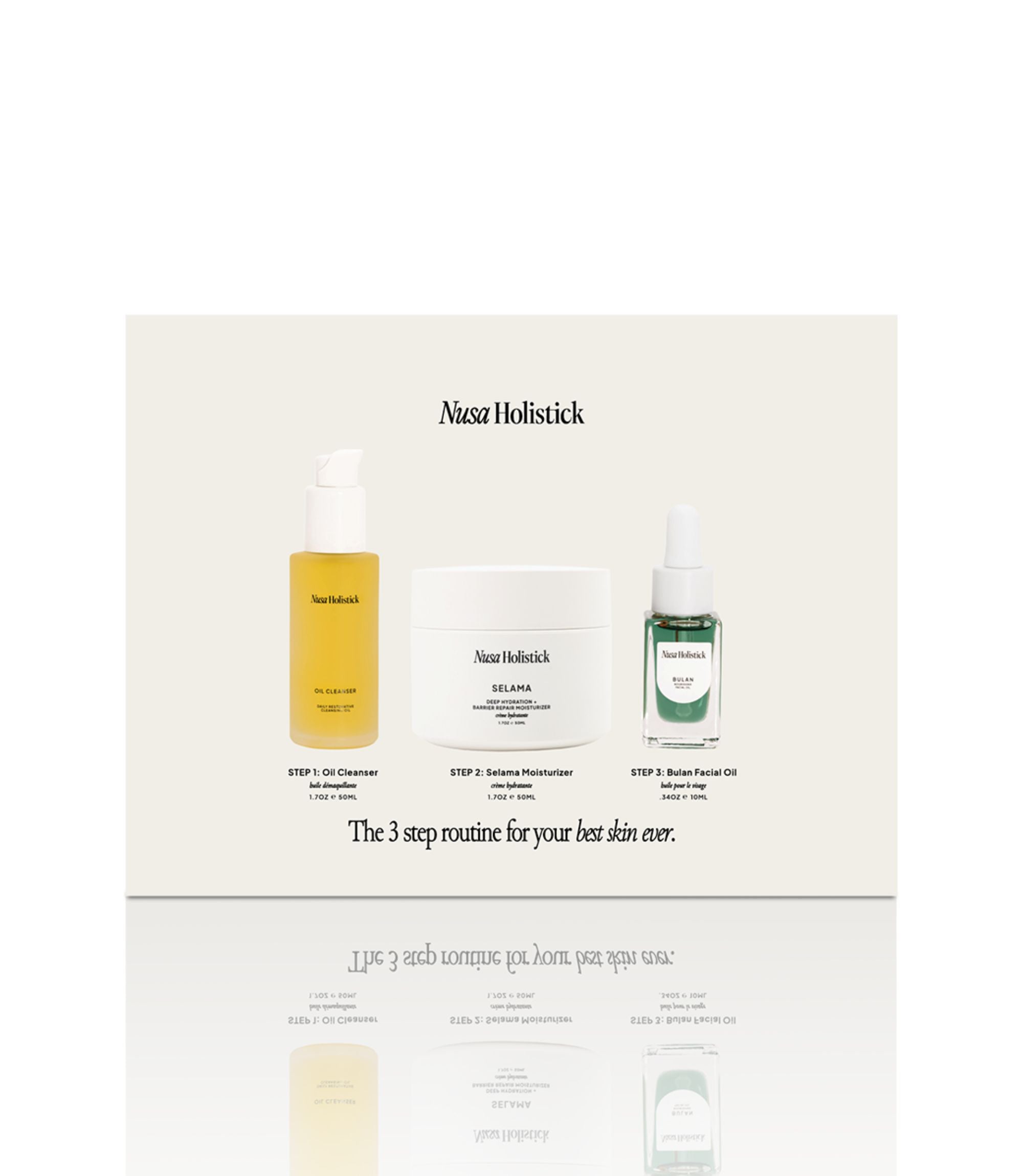 The 3 Step Routine For Your Best Skin Ever - Kit – Nusa Holistick