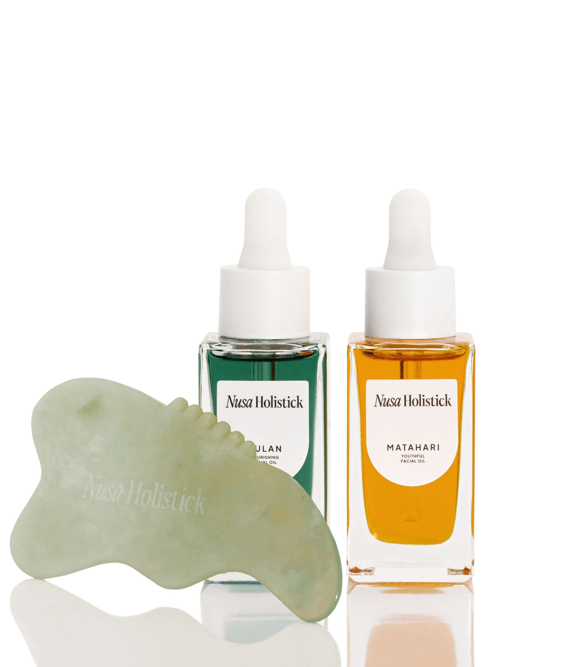 Bundle: Bulan Oil, Matahari Oil + Gua Sha - Nusa Holistick