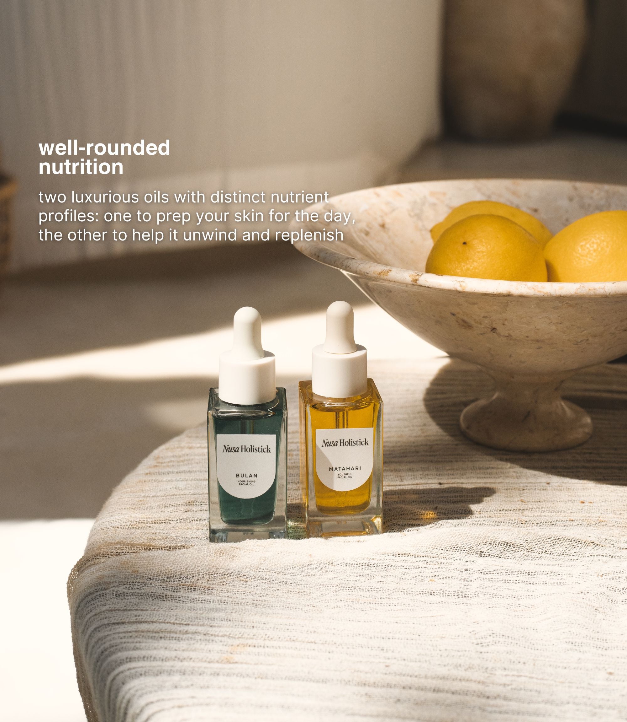 Bulan & Matahari Facial Oil Duo - Nusa Holistick