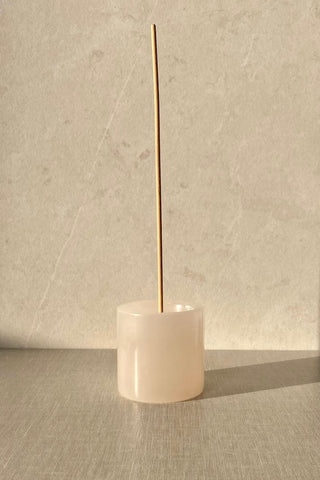 White Onyx Marble Incense Holder - Cup - HOLISTICK